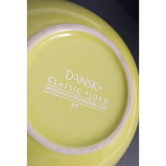 Dansk Classic Fjord Apple Green Bowls 6.75" Set of 2 - Picture 2 of 11